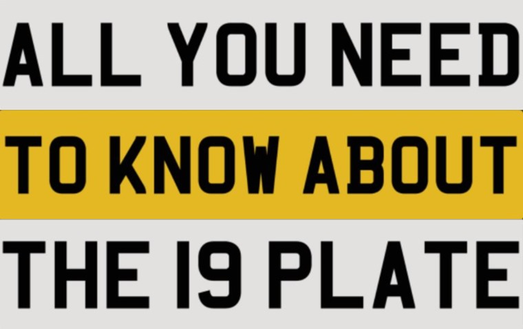 All you need to know about the 19 plate