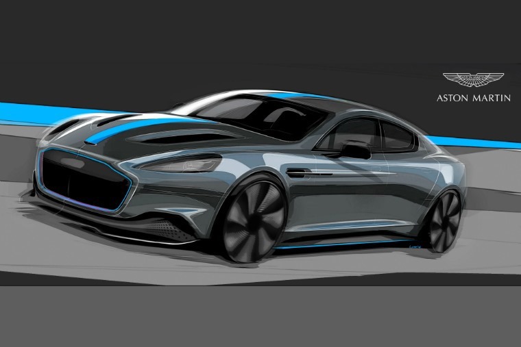 Aston Martin goes electric with 2019 Rapid E saloon