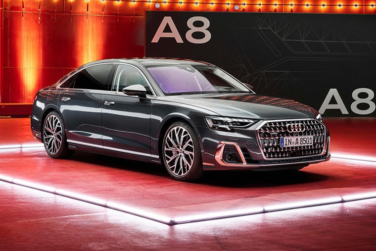 Audi A8 2022 side