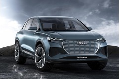 Audi Q4 e-tron concept revealed at Geneva