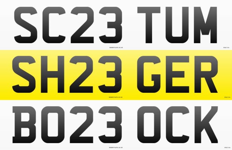 banned 23 plates