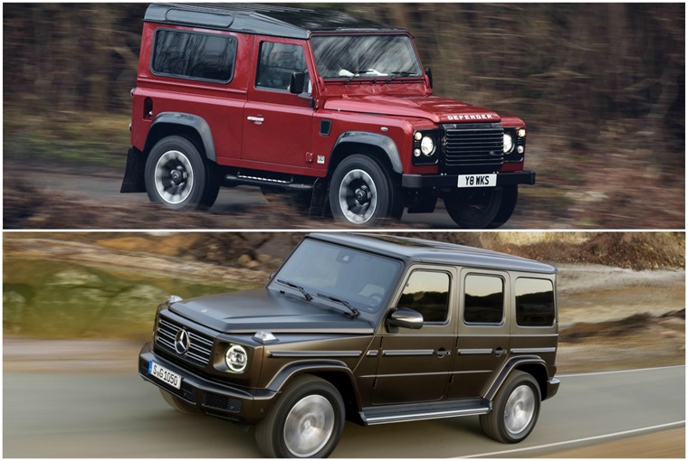 Clash Of The Titans Mercedes Benz G Class Vs Land Rover Defender Leasing Com