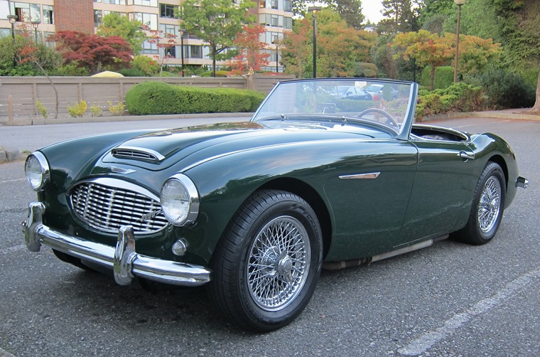 British Racing Green Austin-Healey