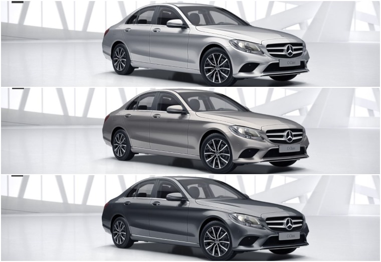 diamond silver metallic mercedes vs iridium silver