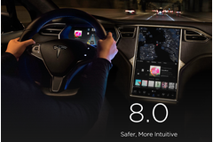 Tesla&rsquo;s Version 8.0 software most advanced to date