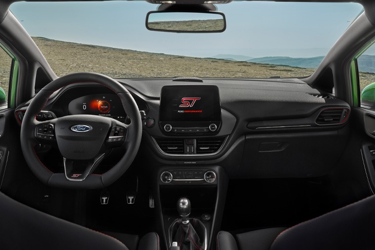 2022 ford fiesta hatchback interior