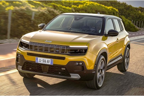 Jeep Avenger EV now available to lease