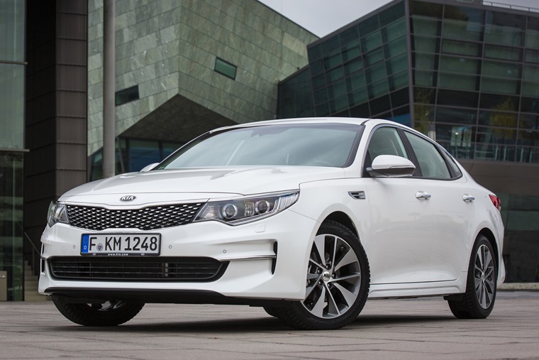New Engines And Hybrid For Fourth Gen Kia Optima Coming Early Kia Optima Mk4 My2017 Front