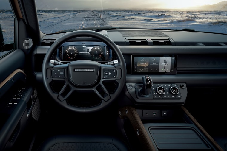 Land Rover Defender 110 interior