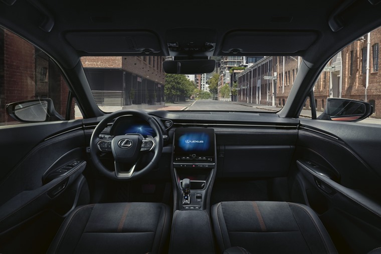 Lexus LBX interior and dashboard
