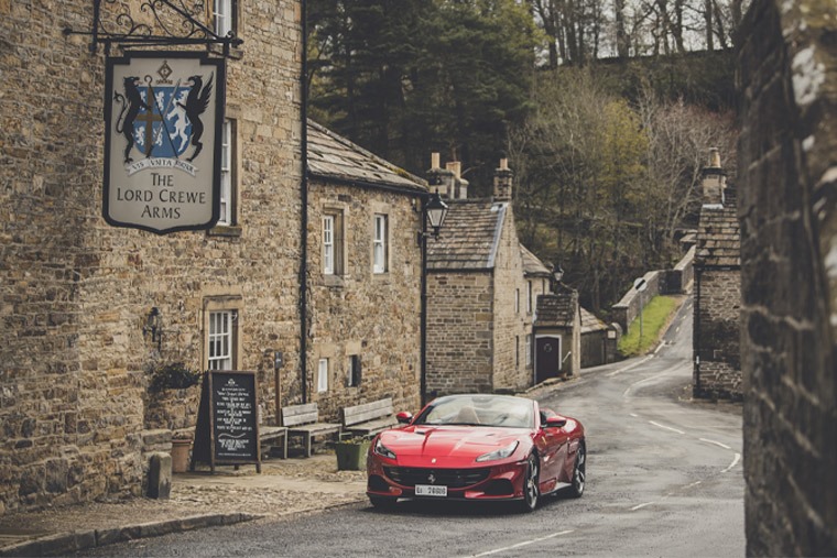 A staycation guide to the UK by Ferrari Portofino M 