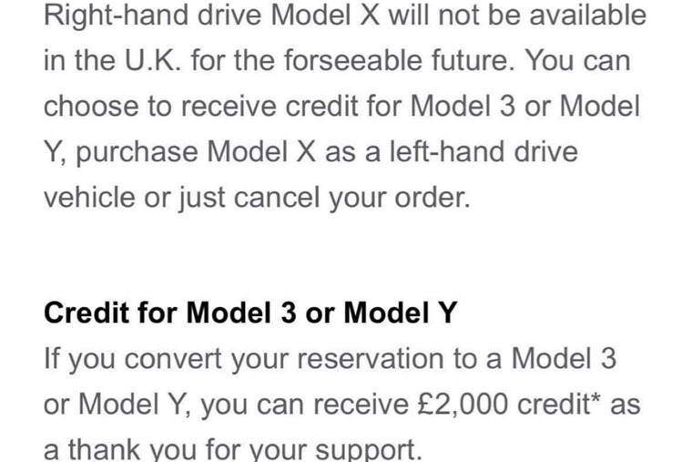 Model X email