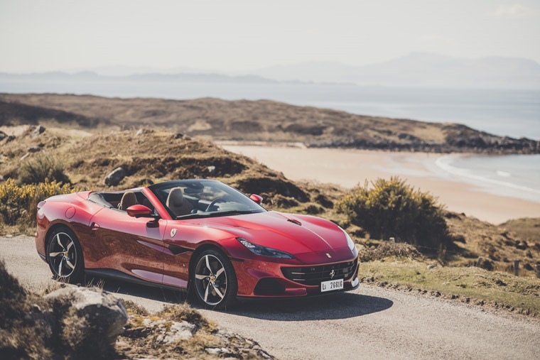 A staycation guide to the UK by Ferrari Portofino M 