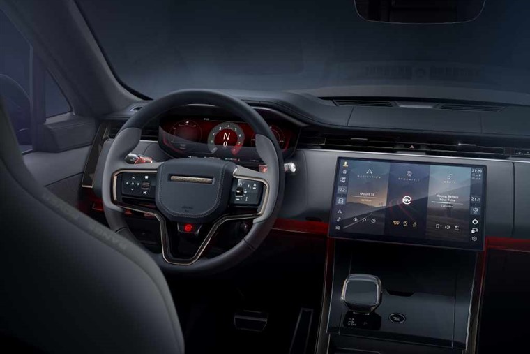 Range Rover Sport SV interior dashboard view