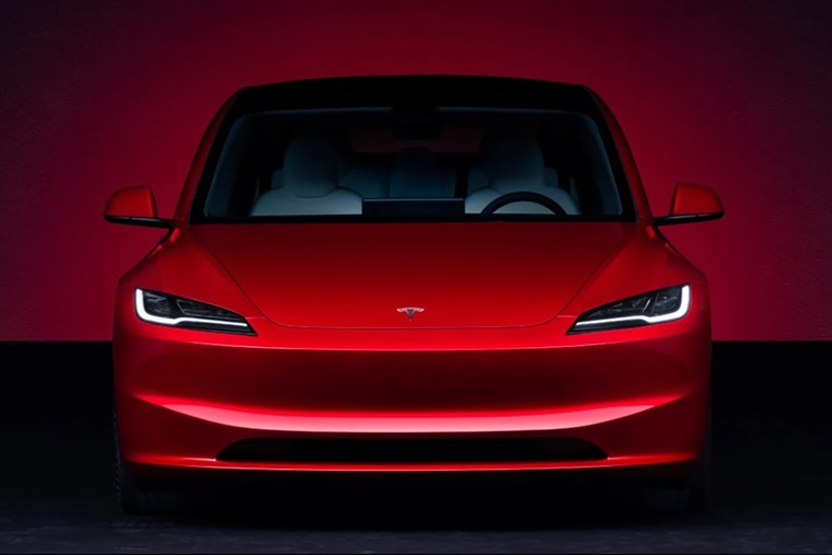 Tesla Model 3 2024 face
