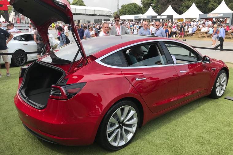 Tesla Model 3 at Goodwood Festival of Speed