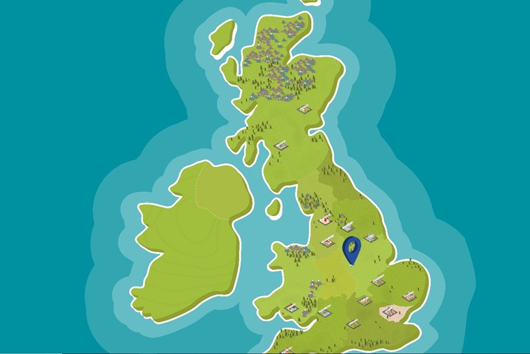 UK charge map