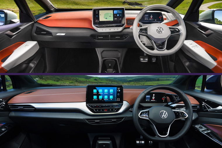 Volkswagen ID.3 vs ID.4 interior