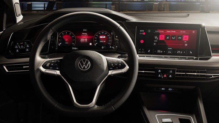 VW Golf interior